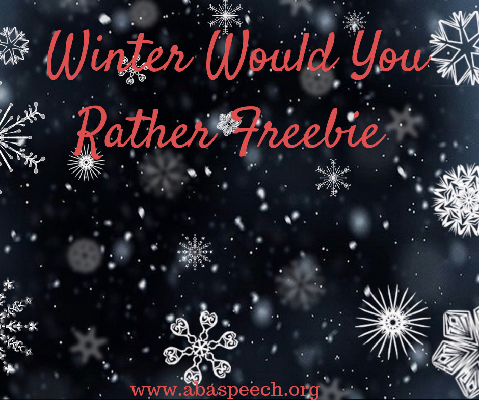 Would you rather winter freebie