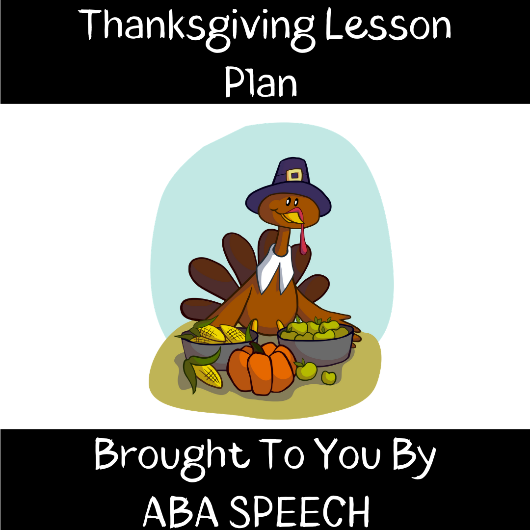 Thanksgiving Speech Therapy Lesson