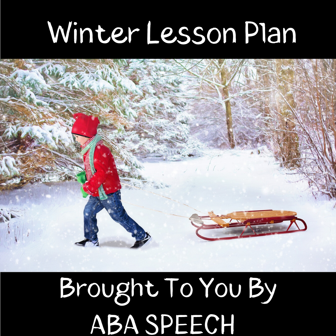 Winter Speech Therapy Lesson