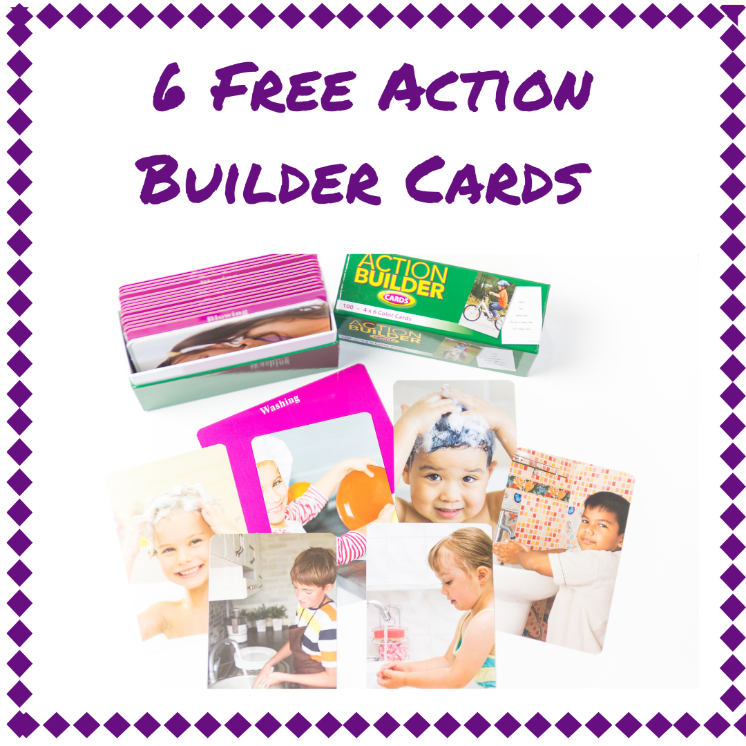 Speech Therapy: Free Action Builder Cards
