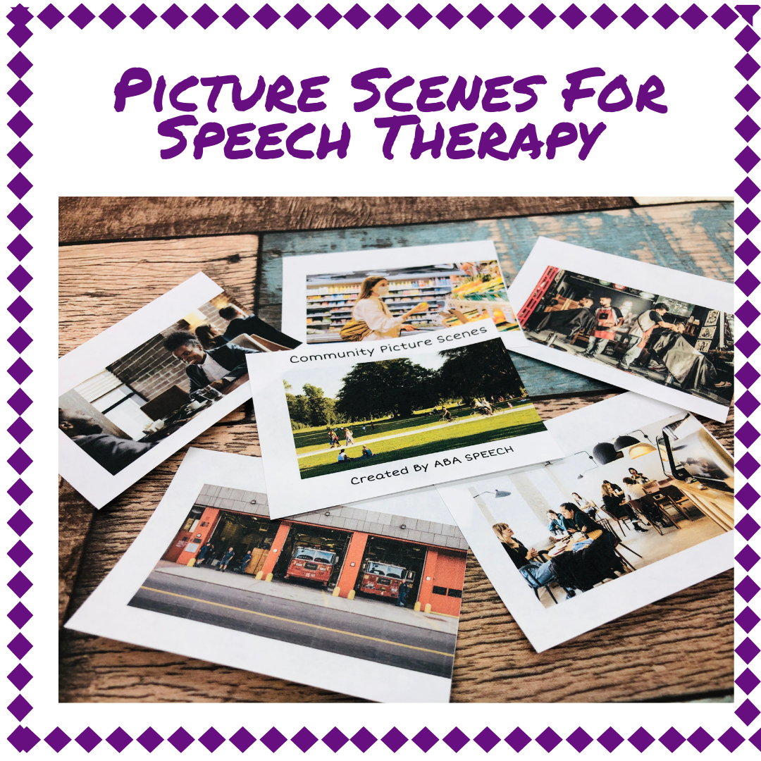 Picture Scenes For Speech Therapy