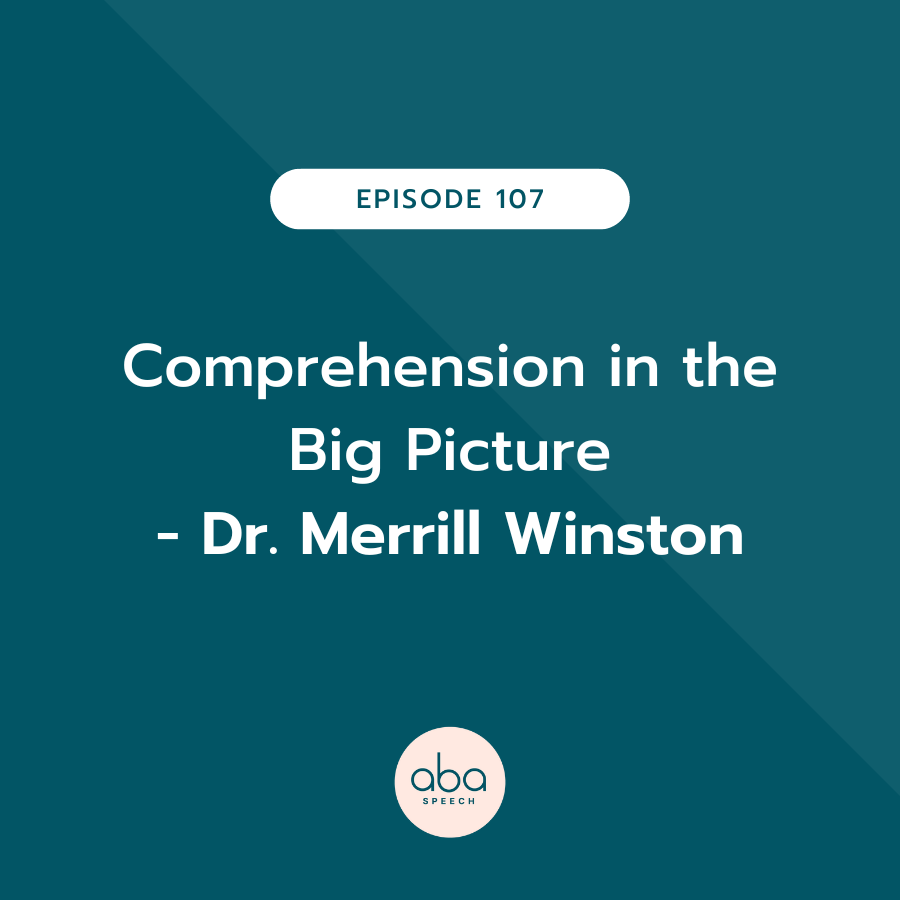 The Importance of Comprehension Skills with Dr. Merrill Winston
